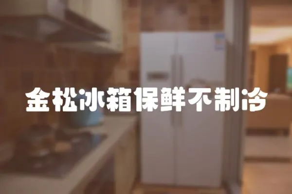 金松冰箱保鮮不制冷