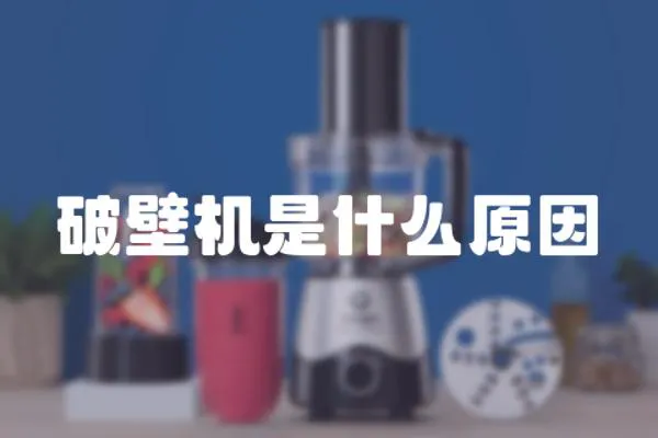 破壁機是什么原因