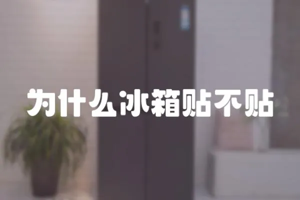 為什么冰箱貼不貼