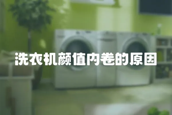 洗衣機(jī)顏值內(nèi)卷的原因
