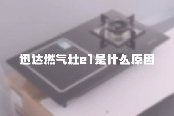 迅達(dá)燃?xì)庠頴1是什么原因