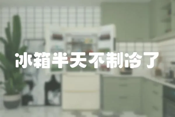 冰箱半天不制冷了