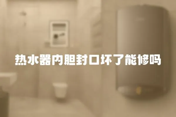 熱水器內膽封口壞了能修嗎