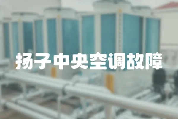 揚(yáng)子中央空調(diào)故障