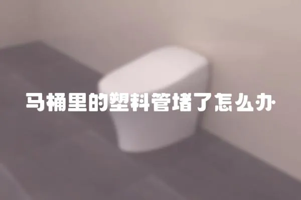 馬桶里的塑料管堵了怎么辦