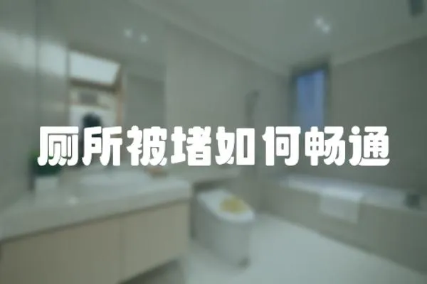 廁所被堵如何暢通