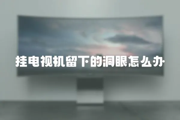 掛電視機留下的洞眼怎么辦