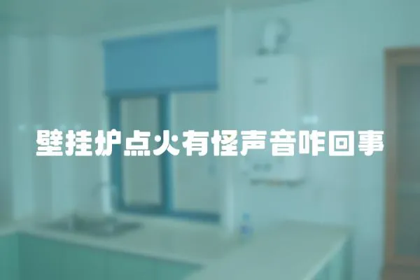 壁掛爐點火有怪聲音咋回事