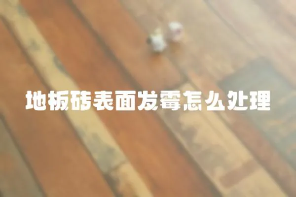 地板磚表面發霉怎么處理