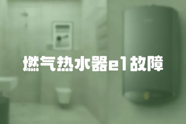 燃?xì)鉄崴鱡1故障