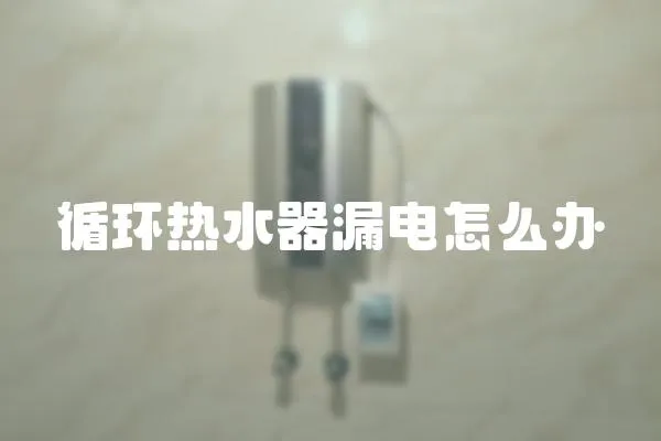 循環熱水器漏電怎么辦