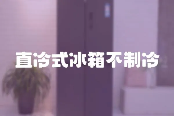 直冷式冰箱不制冷