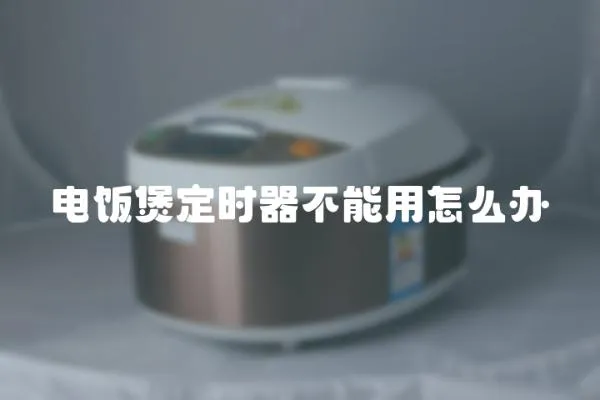 電飯煲定時器不能用怎么辦