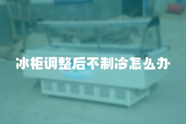 冰柜調(diào)整后不制冷怎么辦