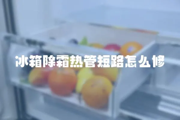 冰箱除霜熱管短路怎么修