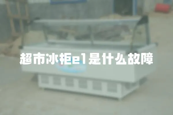 超市冰柜e1是什么故障