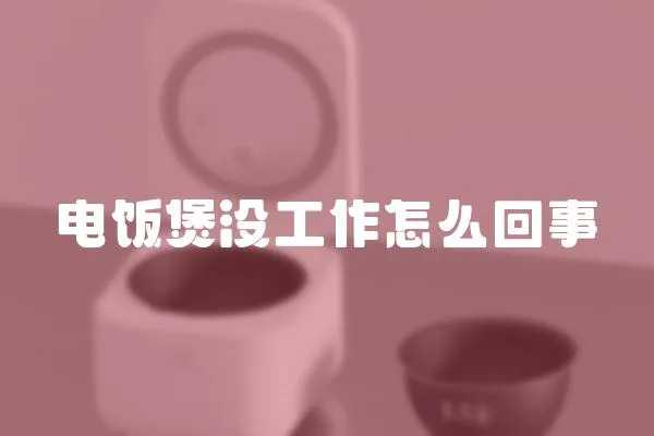 電飯煲沒工作怎么回事