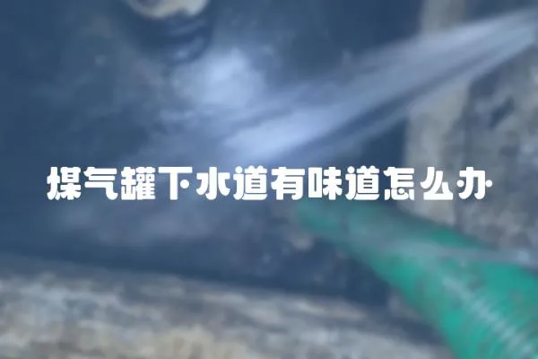 煤氣罐下水道有味道怎么辦
