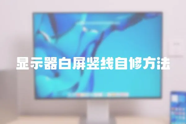 顯示器白屏豎線自修方法