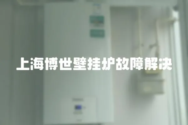 上海博世壁掛爐故障解決