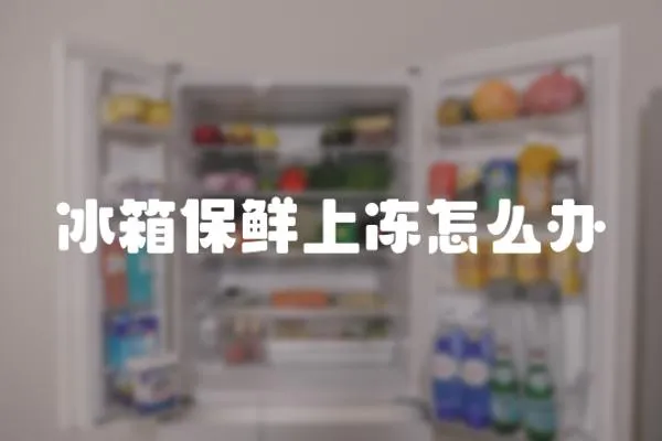 冰箱保鮮上凍怎么辦