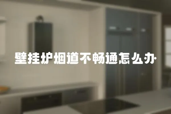 壁掛爐煙道不暢通怎么辦