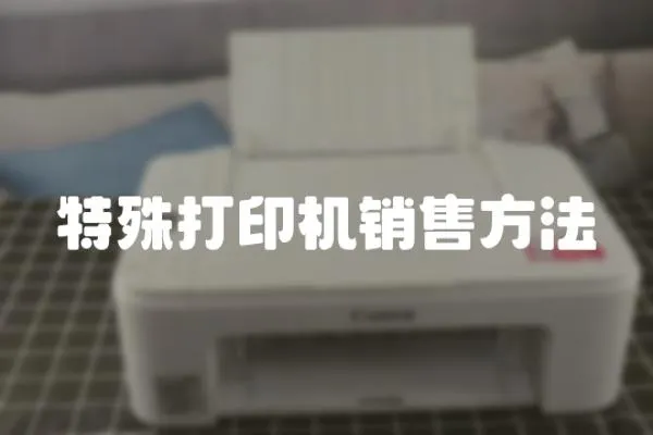 特殊打印機銷售方法