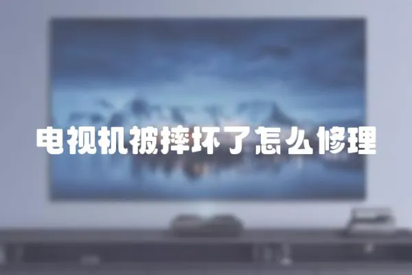 電視機被摔壞了怎么修理