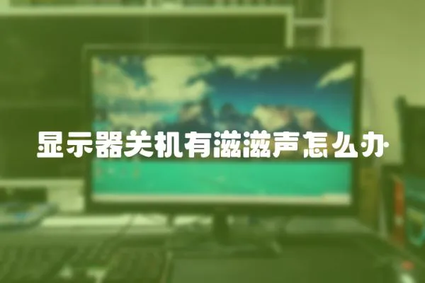 顯示器關機有滋滋聲怎么辦