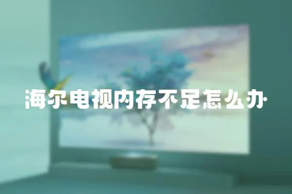 海爾電視內存不足怎么辦