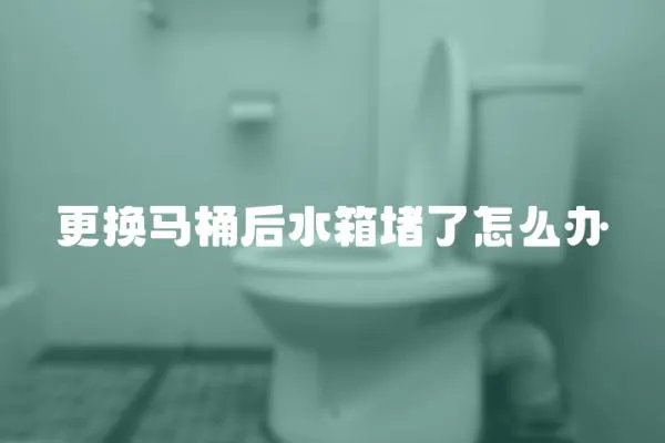 更換馬桶后水箱堵了怎么辦