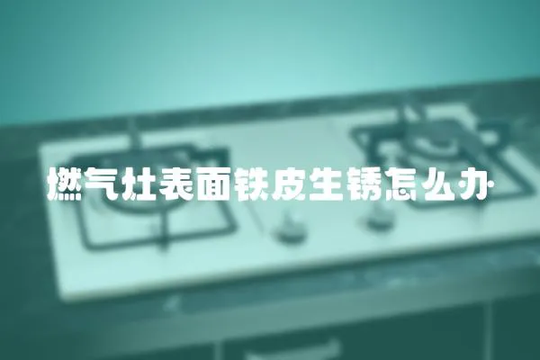 燃?xì)庠畋砻骅F皮生銹怎么辦