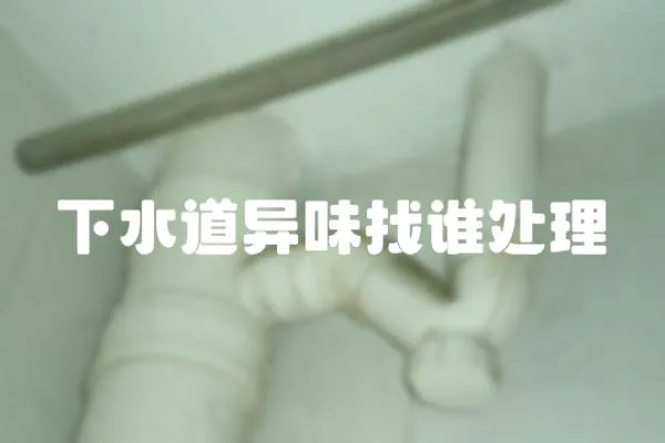 下水道異味找誰處理