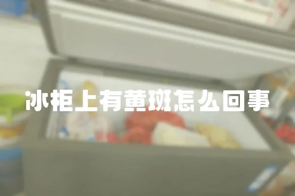 冰柜上有黃斑怎么回事