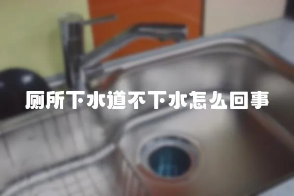 廁所下水道不下水怎么回事