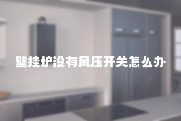 壁掛爐沒有風壓開關怎么辦