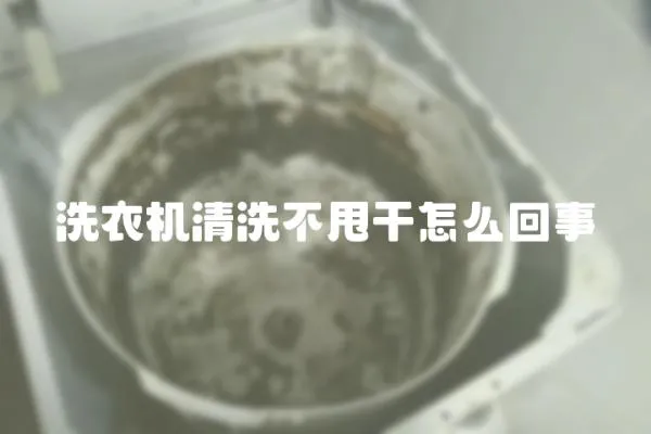 洗衣機(jī)清洗不甩干怎么回事