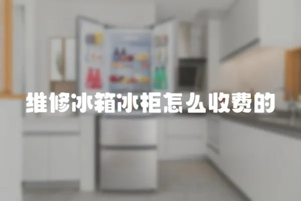 維修冰箱冰柜怎么收費的