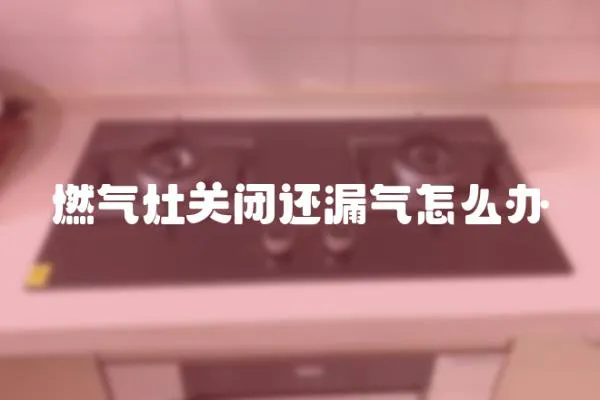 燃氣灶關閉還漏氣怎么辦