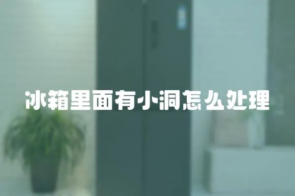 冰箱里面有小洞怎么處理