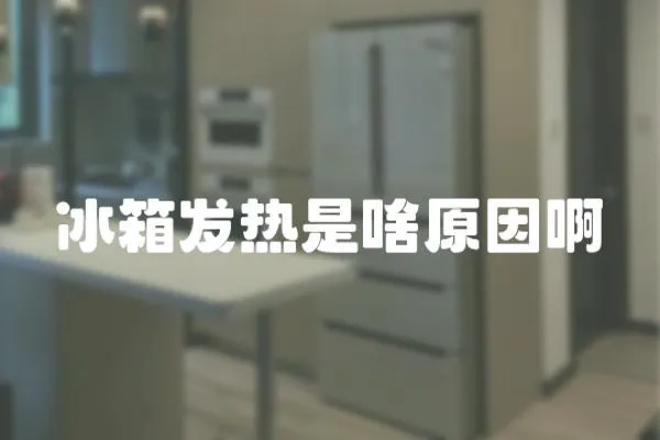 冰箱發熱是啥原因啊