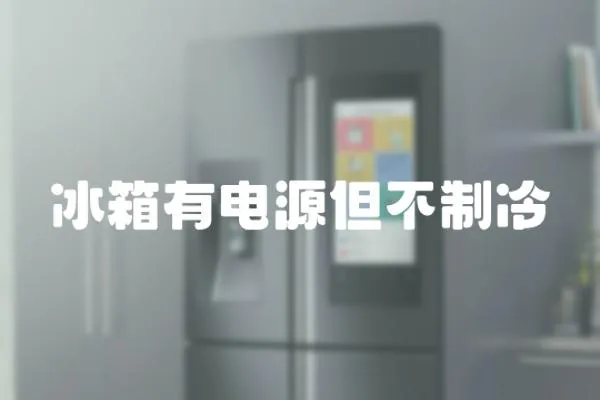 冰箱有電源但不制冷