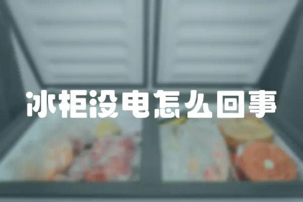 冰柜沒電怎么回事