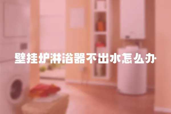 壁掛爐淋浴器不出水怎么辦