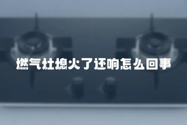 燃氣灶熄火了還響怎么回事