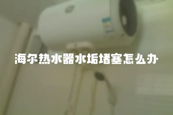 海爾熱水器水垢堵塞怎么辦
