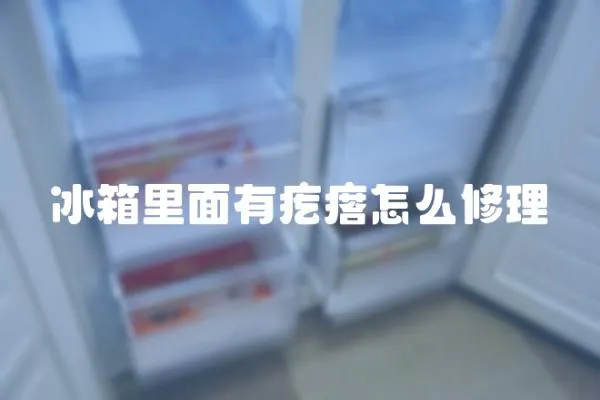 冰箱里面有疙瘩怎么修理