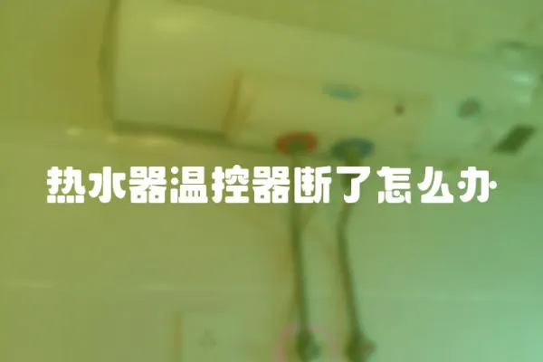 熱水器溫控器斷了怎么辦