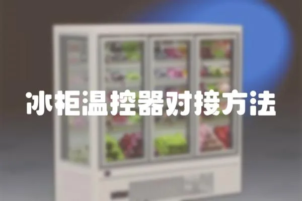 冰柜溫控器對接方法