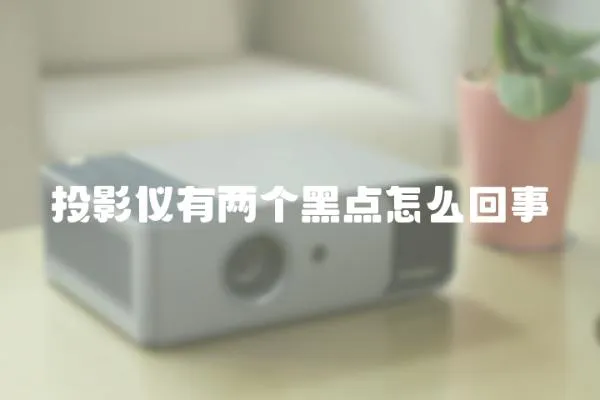 投影儀有兩個黑點怎么回事